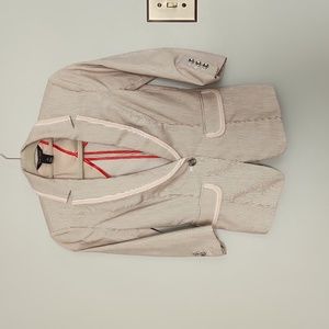 White House Black Market Striped blazer